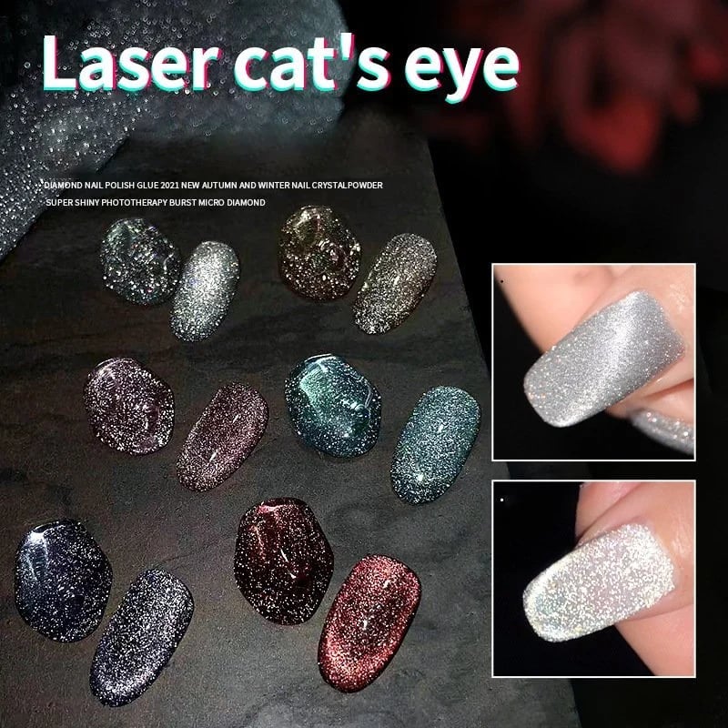 Kit de vernis Laser Diamond : Brillance intense et éclat glamour